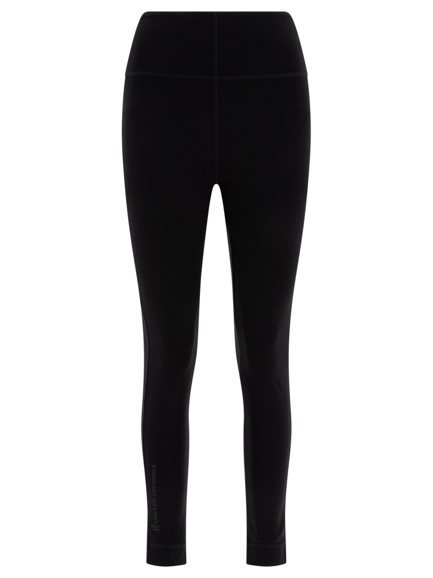 Moncler Grenoble High-rise Technical Jersey Leggings In Black
