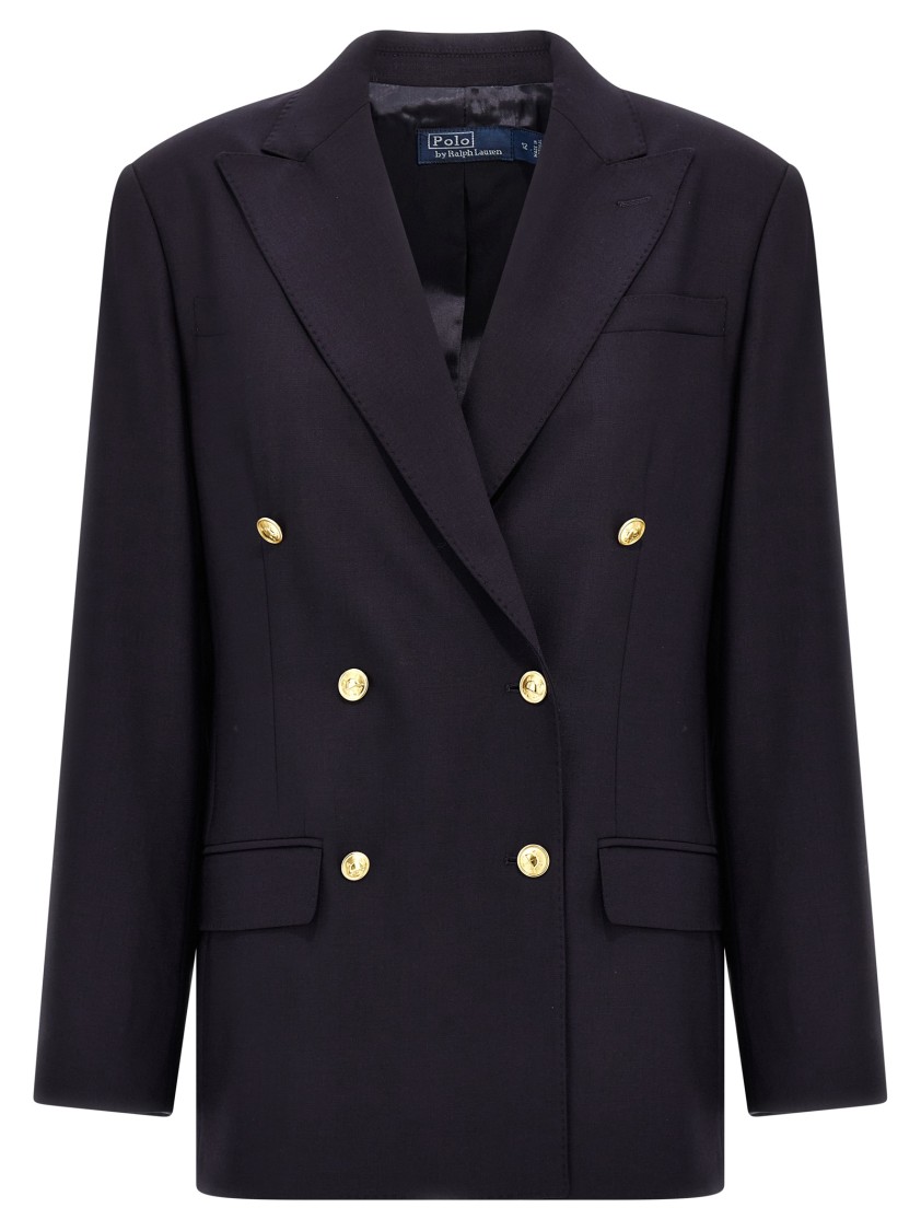 Polo Ralph Lauren Double-breasted Stretch Wool Blazer
