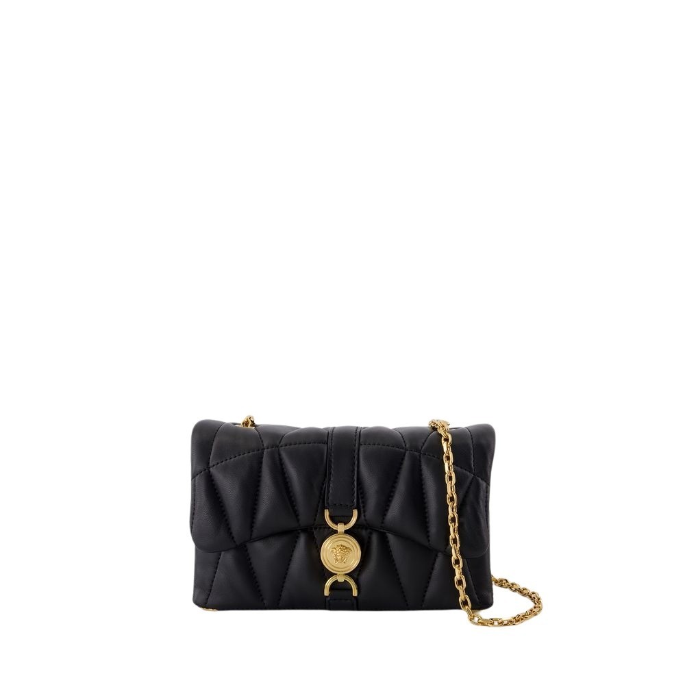 Versace Kleio Mini Shoulder Bag - Leather - Black