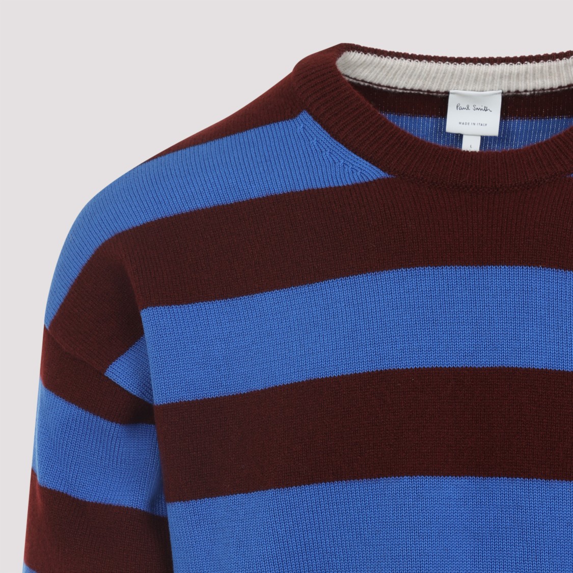 Shop Paul Smith Bold Striped Crew Neck Pullover