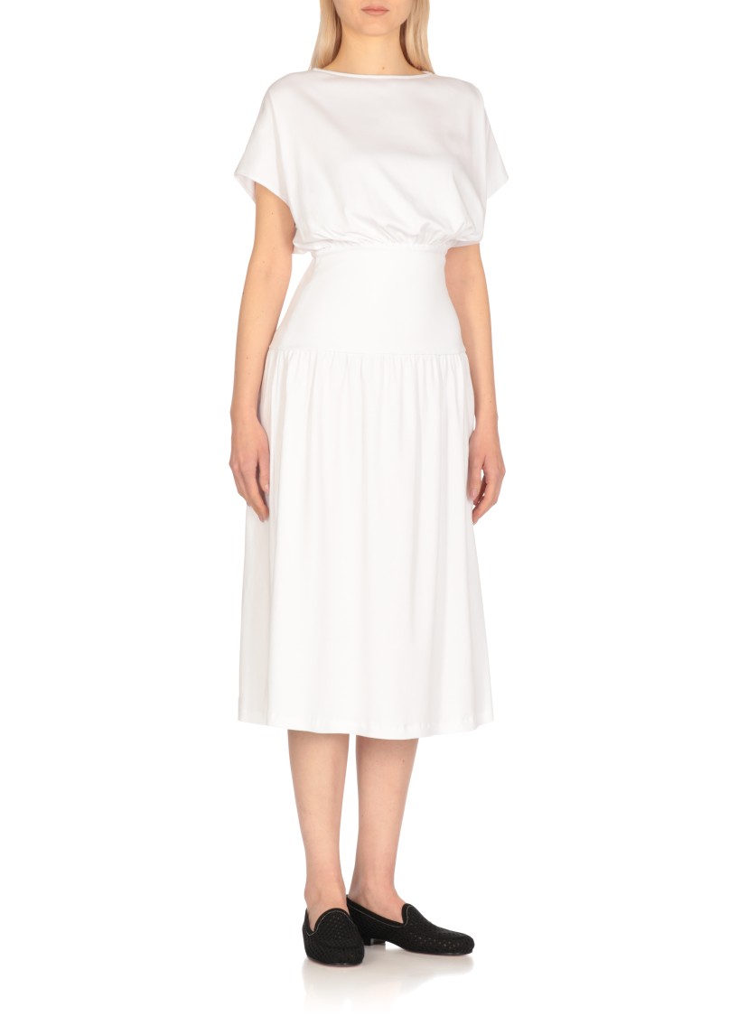 Shop Fabiana Filippi White Coton Dress