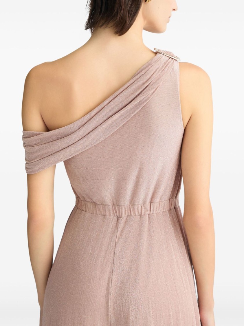 Liu •jo Liu Jo Elegant Powder Pink Sleeveless Evening Dress In Pink