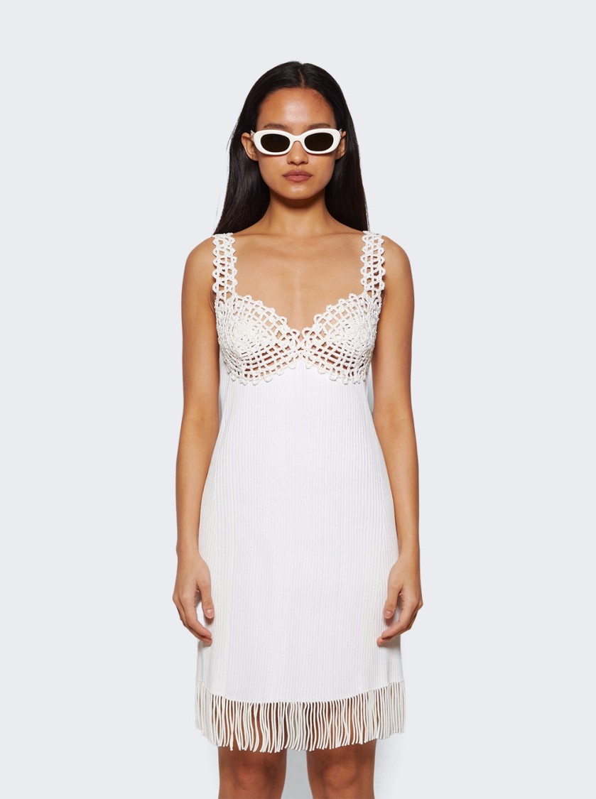 PROENZA SCHOULER PROENZA SCHOULER RIB KNIT LACE DRESS