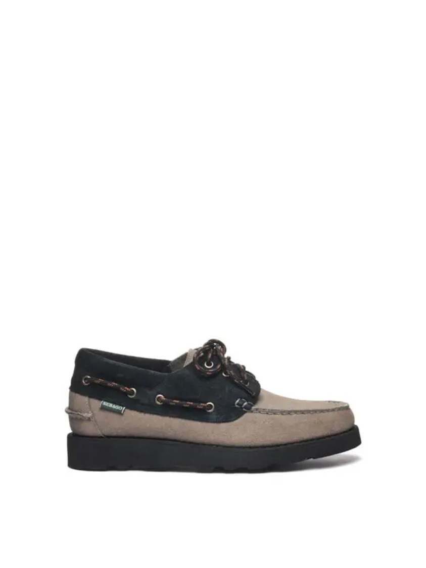 Sebago Acadia Suede Eva Loafers In Black