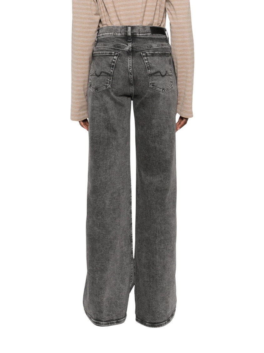 7 FOR ALL MANKIND 7 FOR ALL MANKIND WIDE-LEG HIGH-WAIST JEANS WITH SOFT FINISH