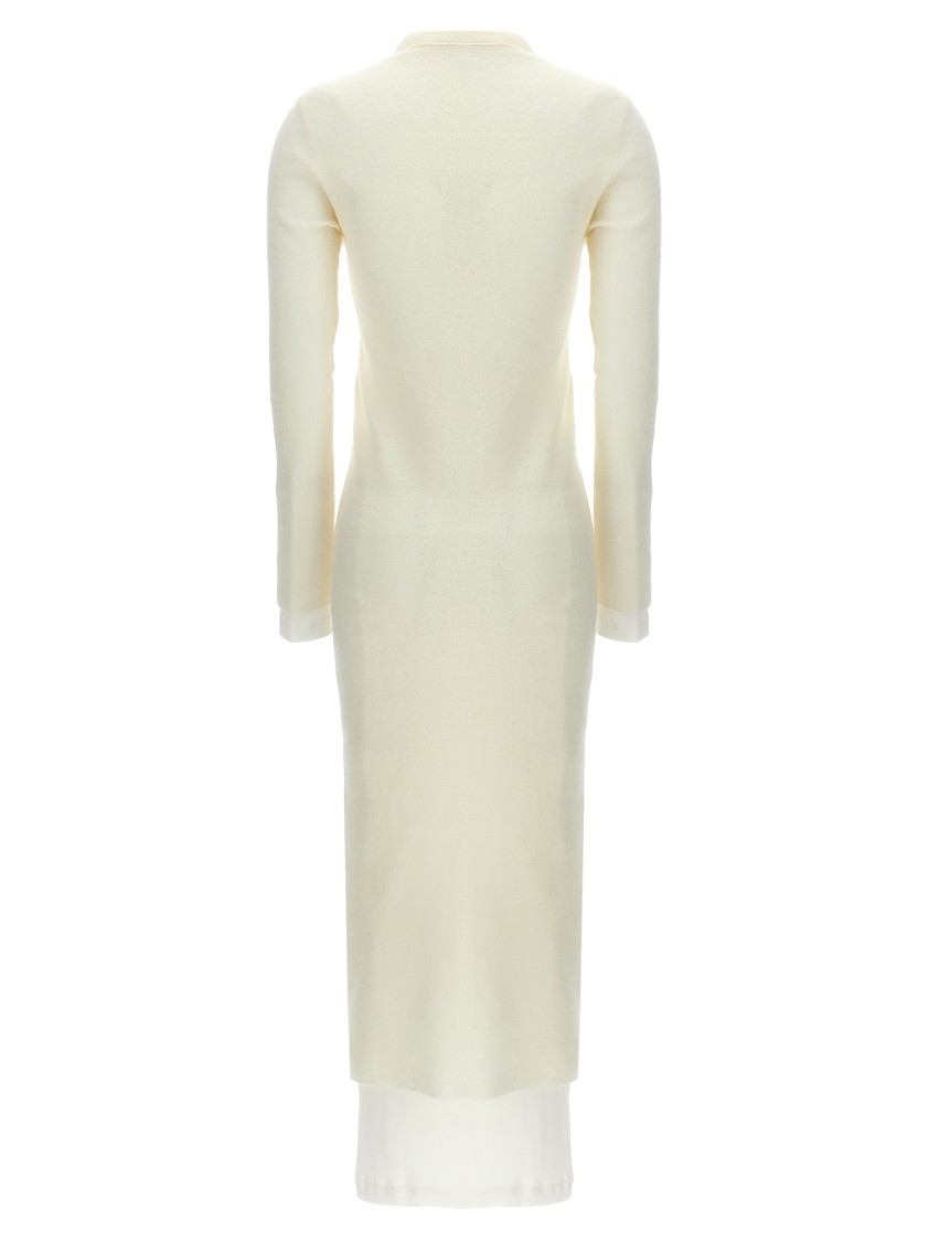 Jil Sander Dress With Petticoat In Yellow