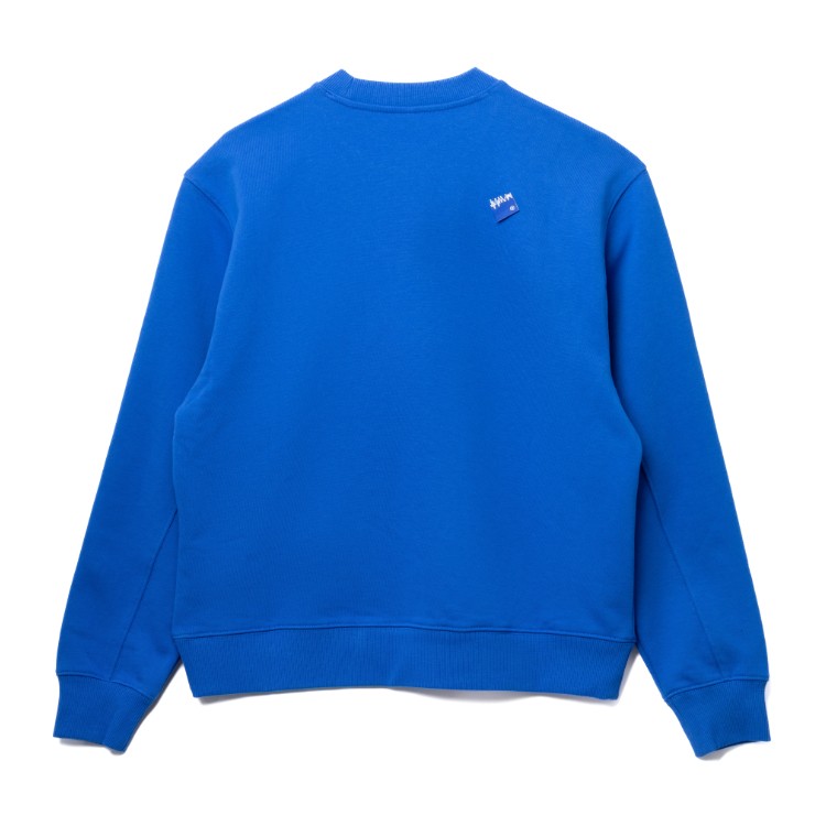 Adererror Cotton Sweatshirt With Tetris Logo Patch In Blue