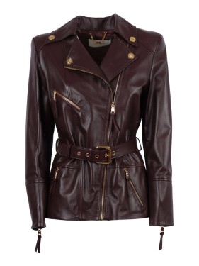 Elisabetta Franchi Fitted Top With Deep V-Neckline Blouse