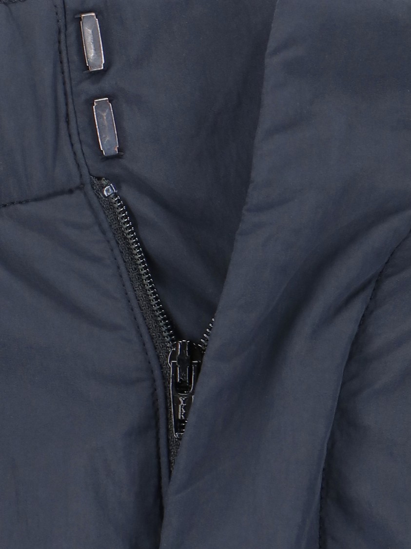 Studio Nicholson Straight Trousers With Elastic Waistband And Drawstring Hem In Blue
