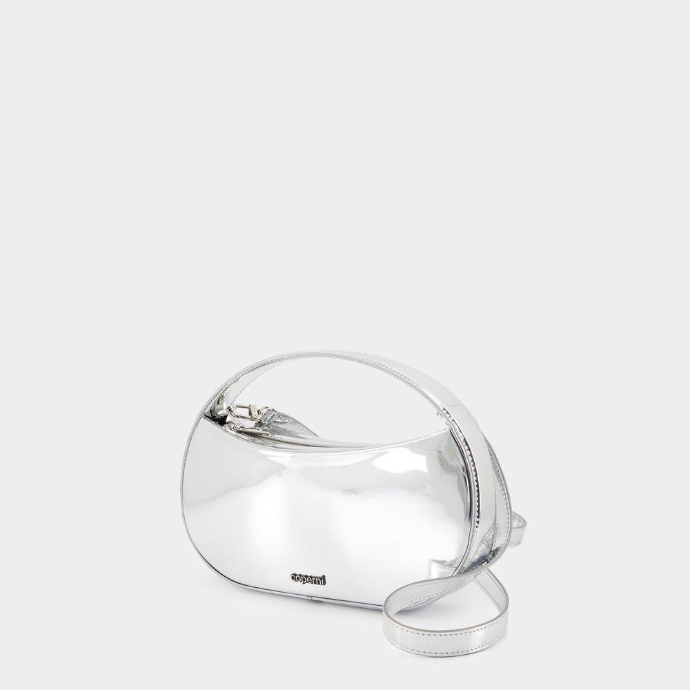 COPERNI COPERNI MINI SOUND SWIPE CROSSBODY - SYNTHETIC - SILVER