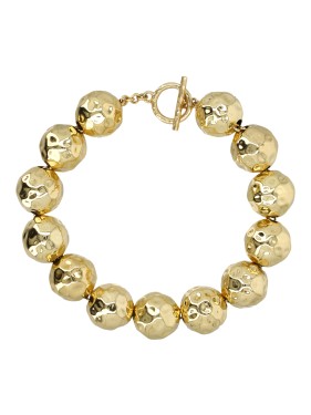 ネックレス・ペンダント Patou Glass And Brass Bead Necklace Patou Glass And Brass Bead Necklace in Orange | THE LIST