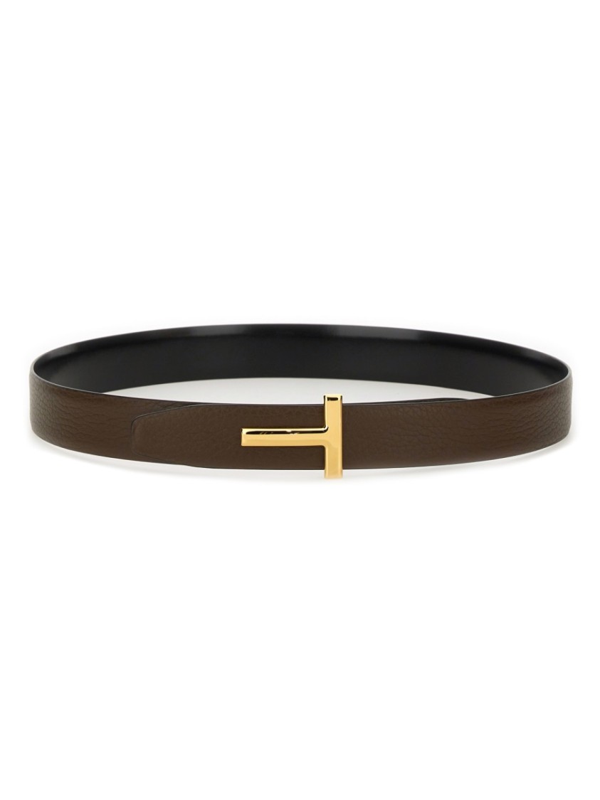 Shop Tom Ford Reversible "t Line" Belt