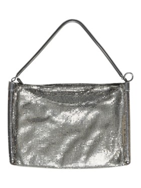 ショルダーバッグ・ポシェット Rabanne Structured Leather Shoulder Bag With Textured SHOULDER BAGS | Rabanne