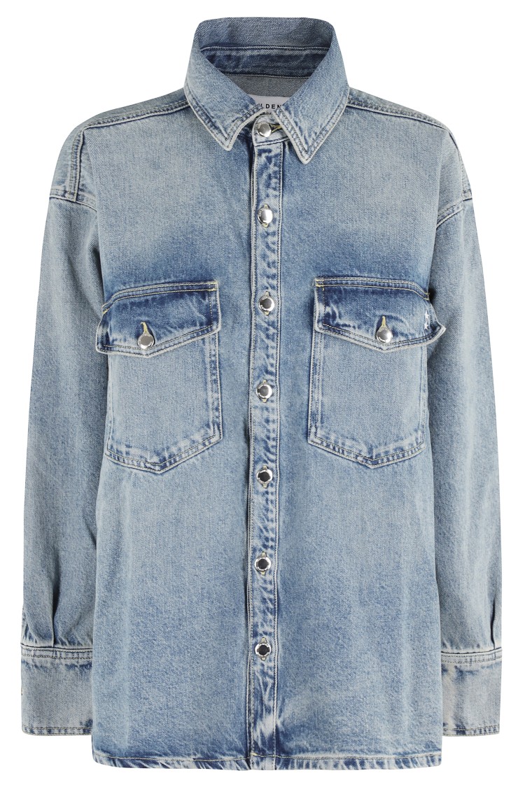 Icon Denim Vintage Blue Oversized Shirt