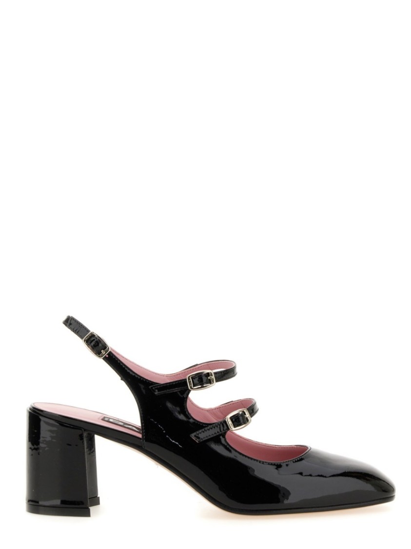 Carel Paris Banana Patent Leather Slingback Pumps
