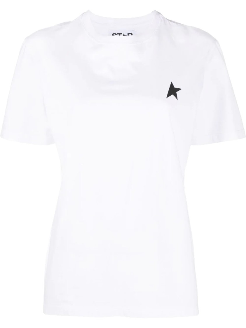 Golden Goose Star Graphic T-shirt With Relaxed Silhouette