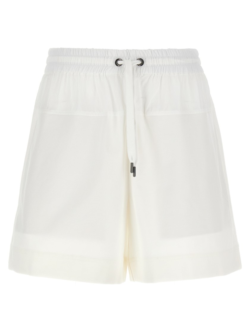 Brunello Cucinelli 'paneled Track' Shorts In White