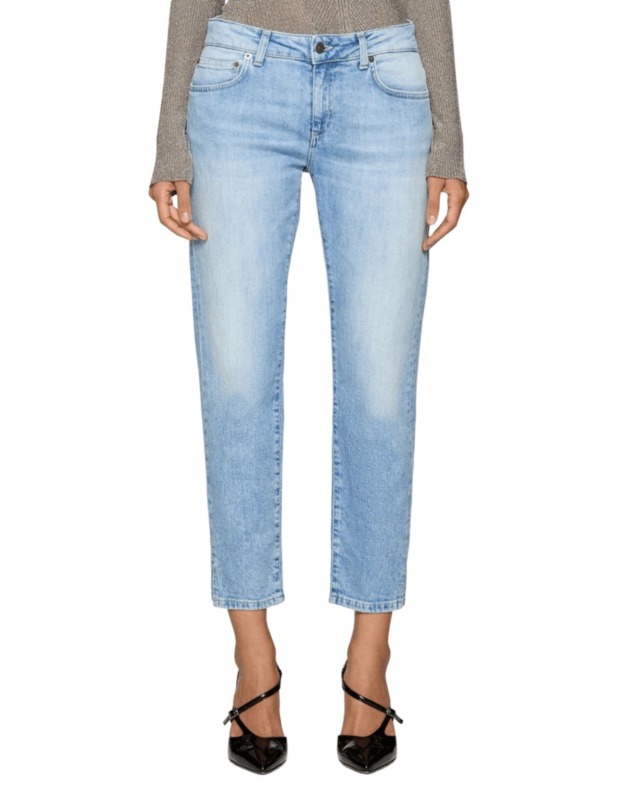 Dondup Classic Straight-leg  Denim Jeans With Subtle Stitching