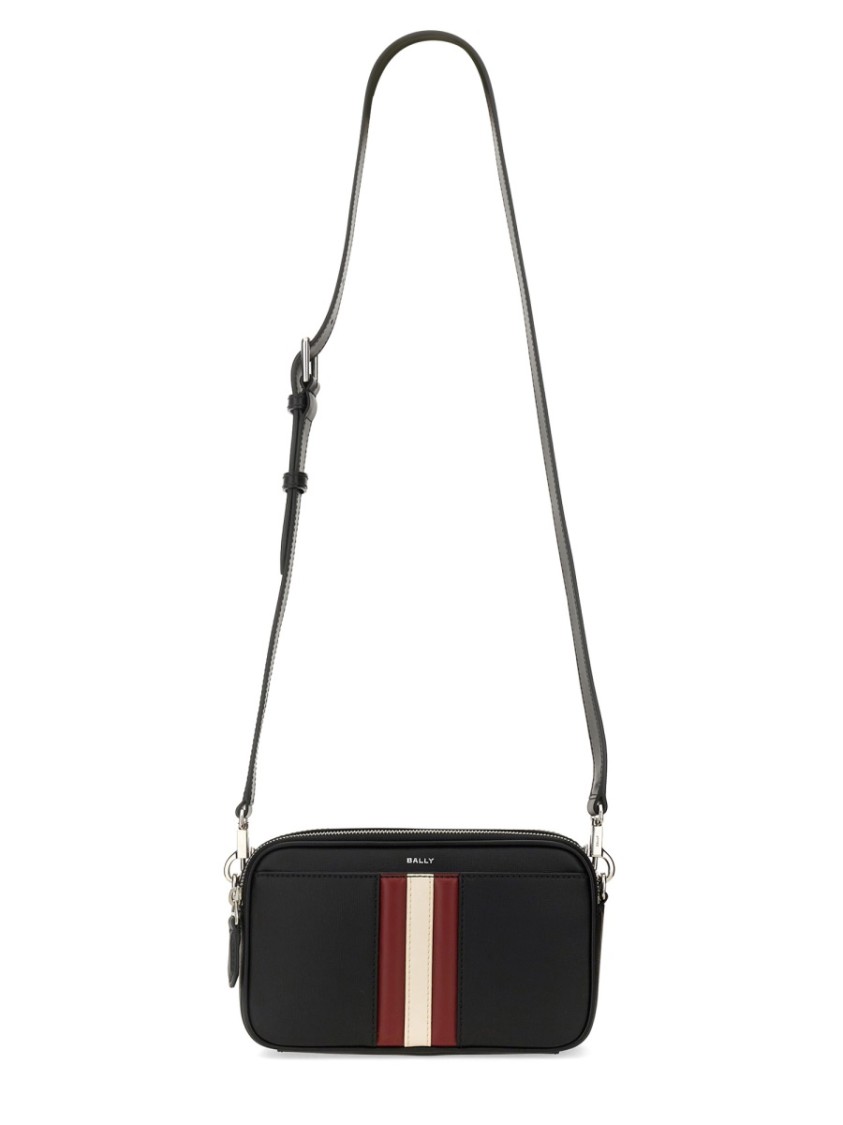 Bally Zipper Shoulder Bag In Black