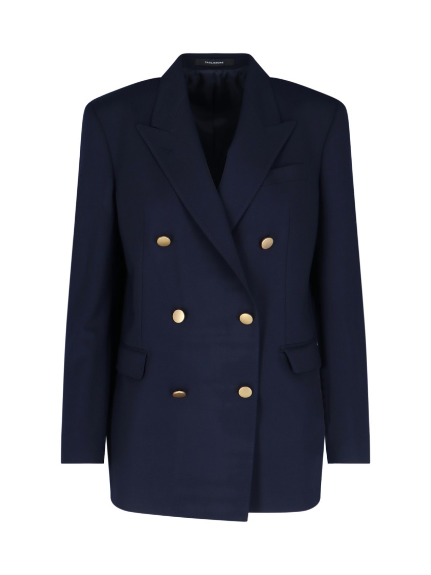 Tagliatore Tailored Double-breasted Jacket With Gold Buttons