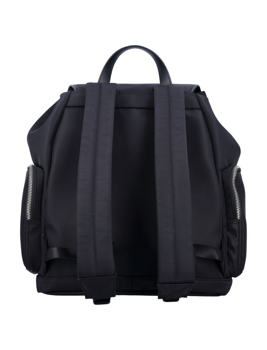 Ganni Bucky Nylon Backpack In Black