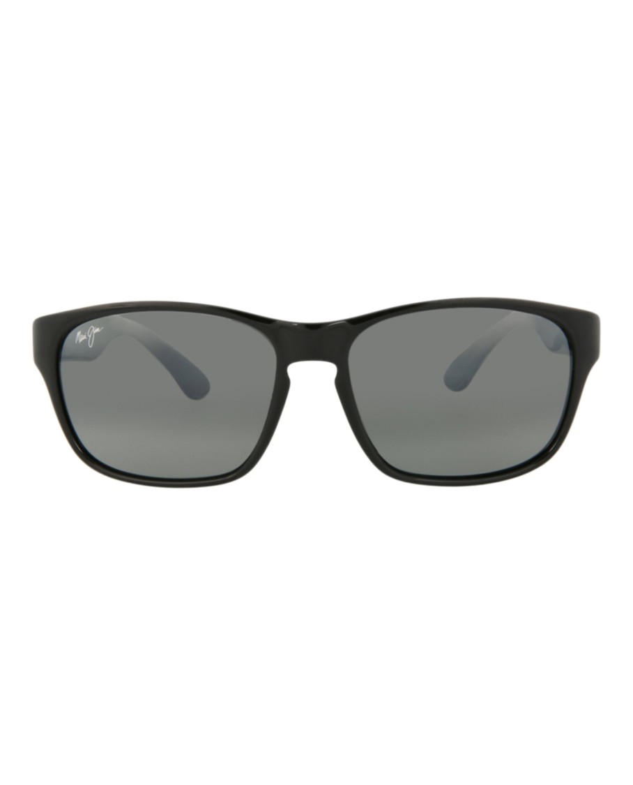 Maui Jim Square-frame Nylon Sunglasses In Gray