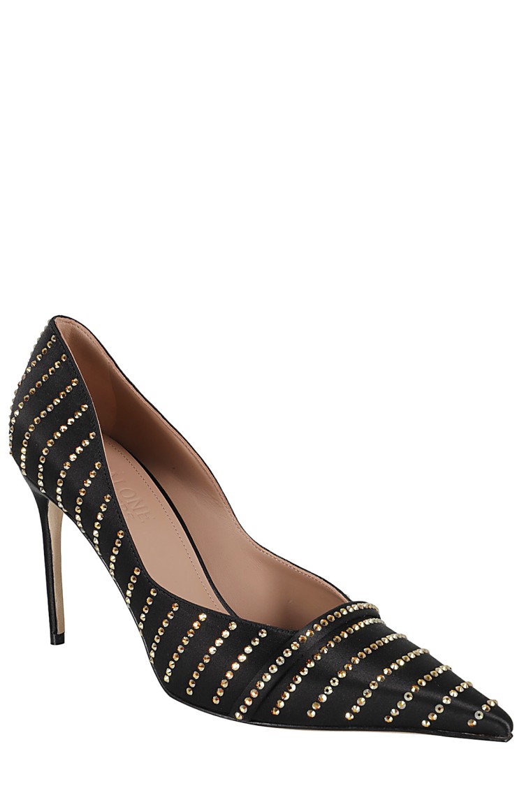 Malone Souliers 90mm Jillian Pumps In Black