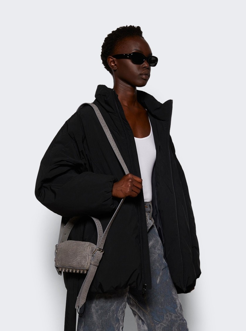 Alexander Wang Ricco Mini Crossbody Bag Grey In Grey