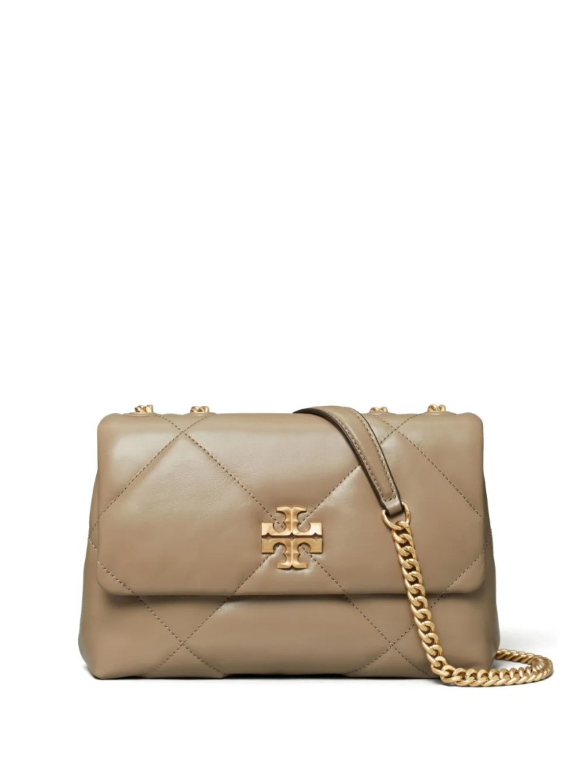 Tory Burch Small Kira Diamond-quilted Convertible Shoulder Bag In Neutral