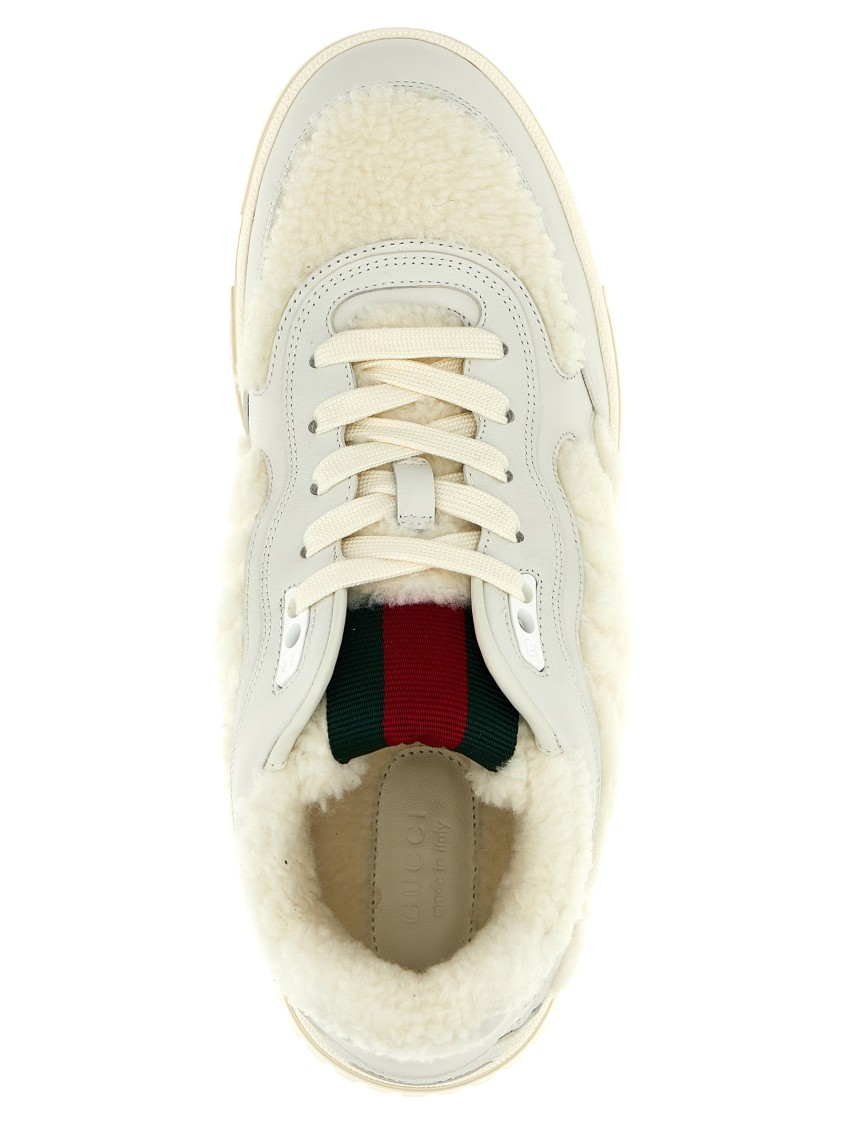 Gucci ' Re-web' Sneakers In Neutral