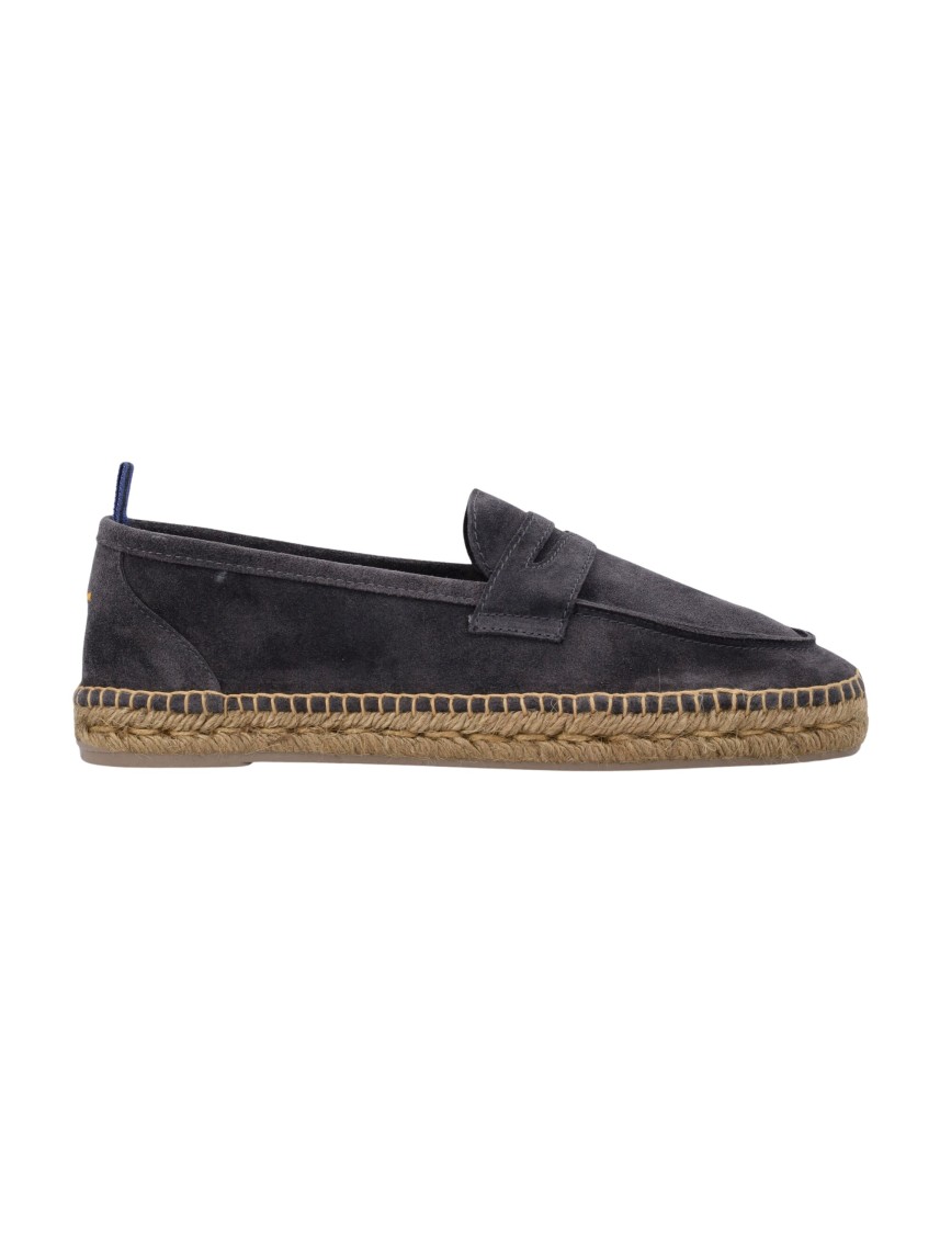 Castaã±er Castaner Suede Slip-on Shoes With Jute-wrapped Sole