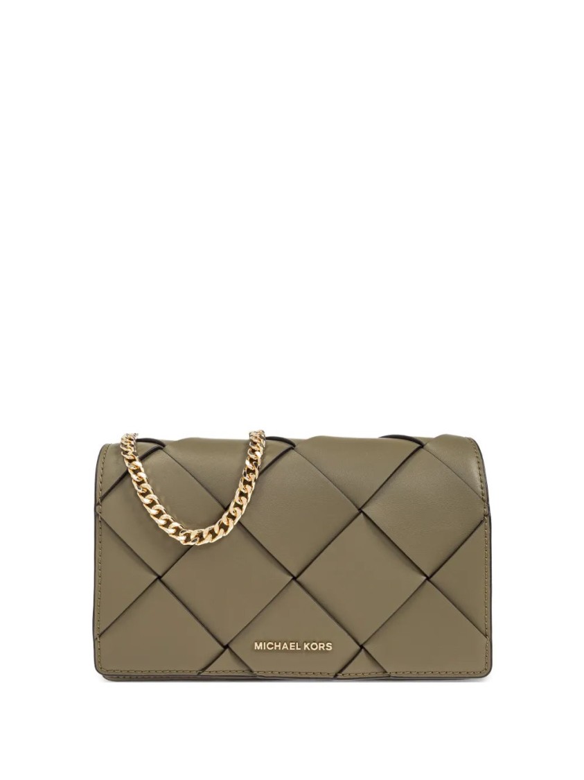 Michael Kors Md Flap Crossbody In Brown
