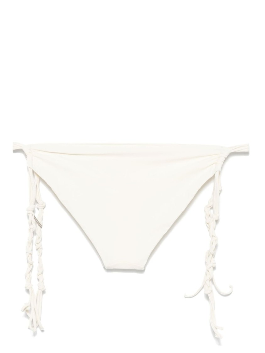 Jil Sander Tangle Bikini Bottoms In White