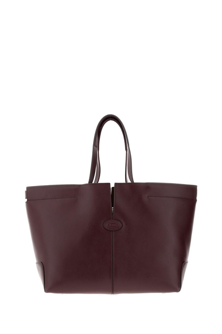 Tod's Dbm Shopping Midium In Burgundy