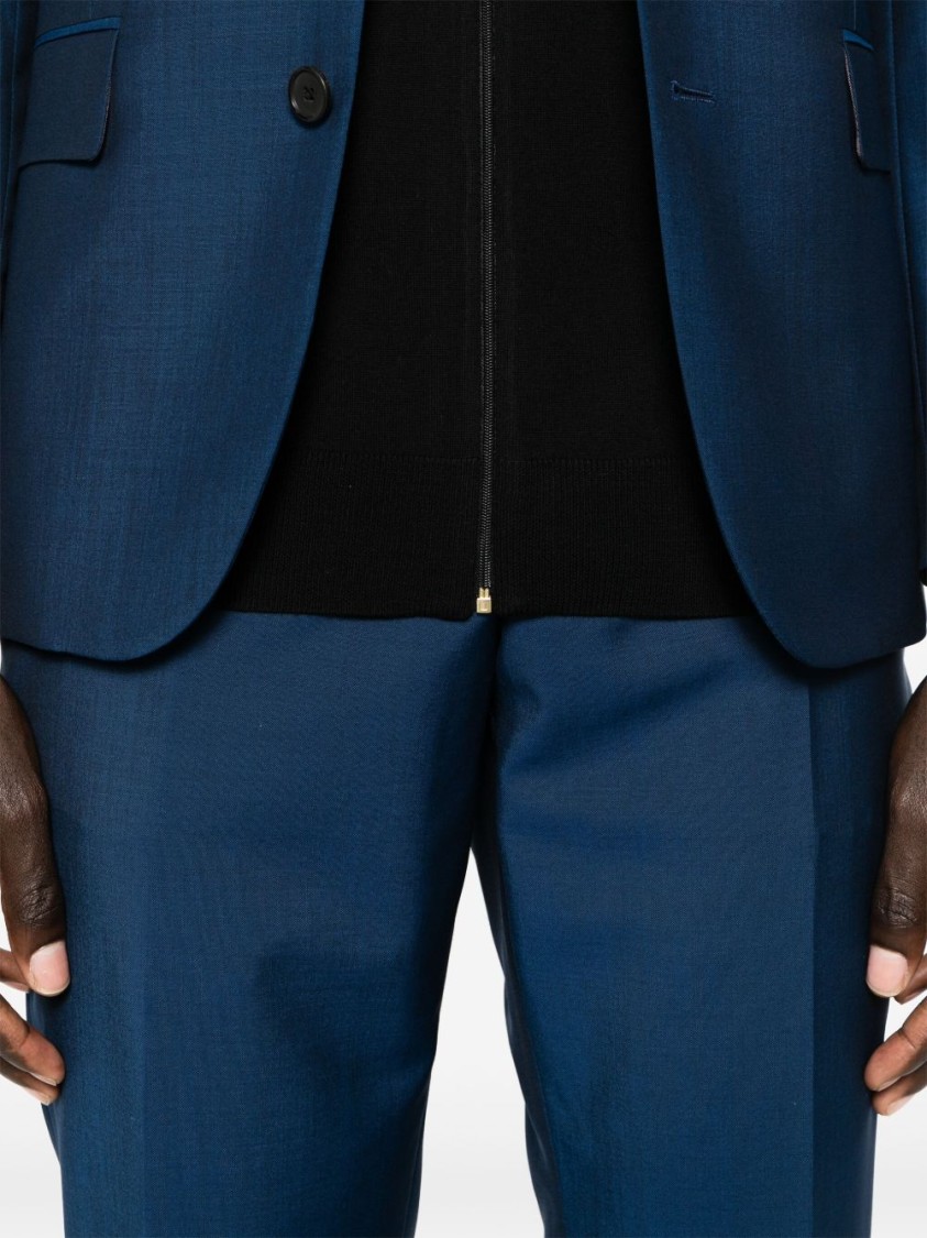 PAUL SMITH PAUL SMITH TAILORED BLUE SUIT IN WOOL-MOHAIR BLEND