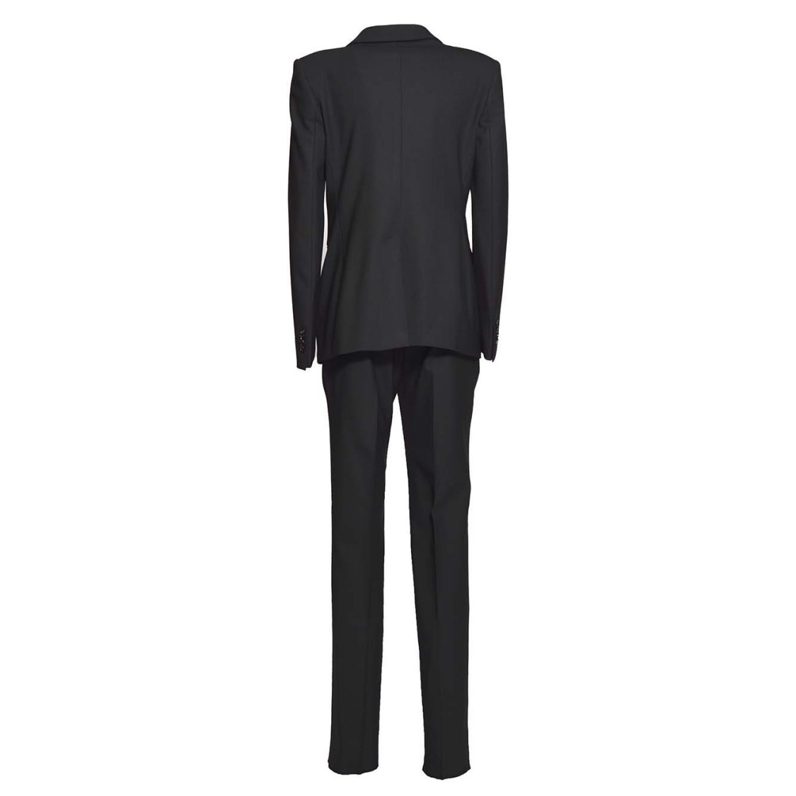 Shop Tagliatore Paris Suit In Black Virgin Wool Blend