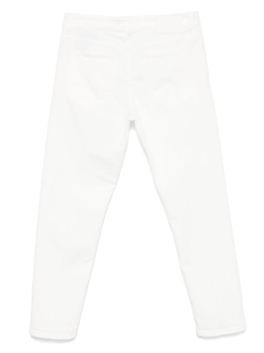 Pt Torino Tapered Jeans In White
