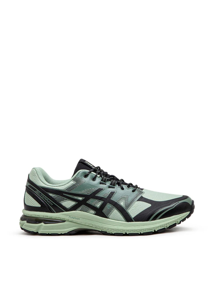 Asics Gel-terrain Dark Jade Sneakers In Gray