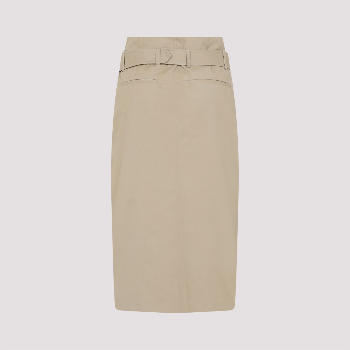 Dries Van Noten Seaches Beige Cotton Skirt In Neutral