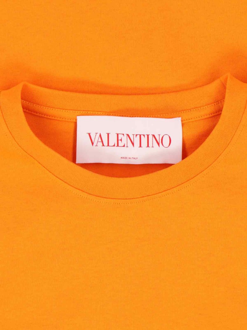 Valentino Cotton T-shirt With Chez Print