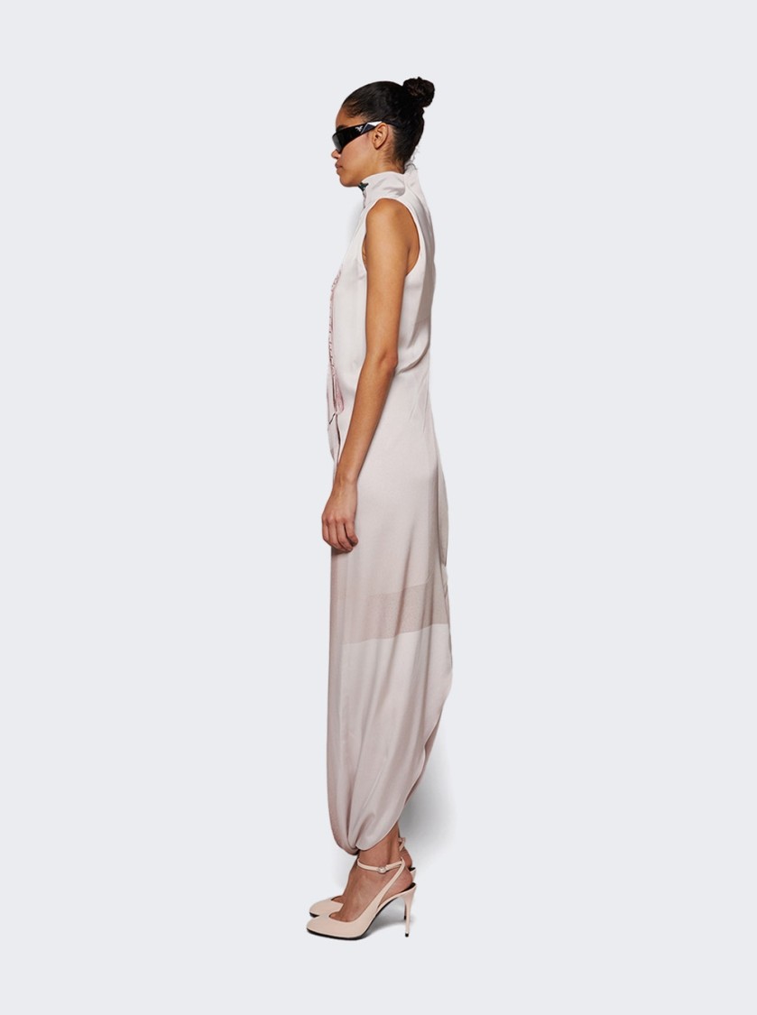 Jean Paul Gaultier Graphic-print Sleeveless Maxi Dress