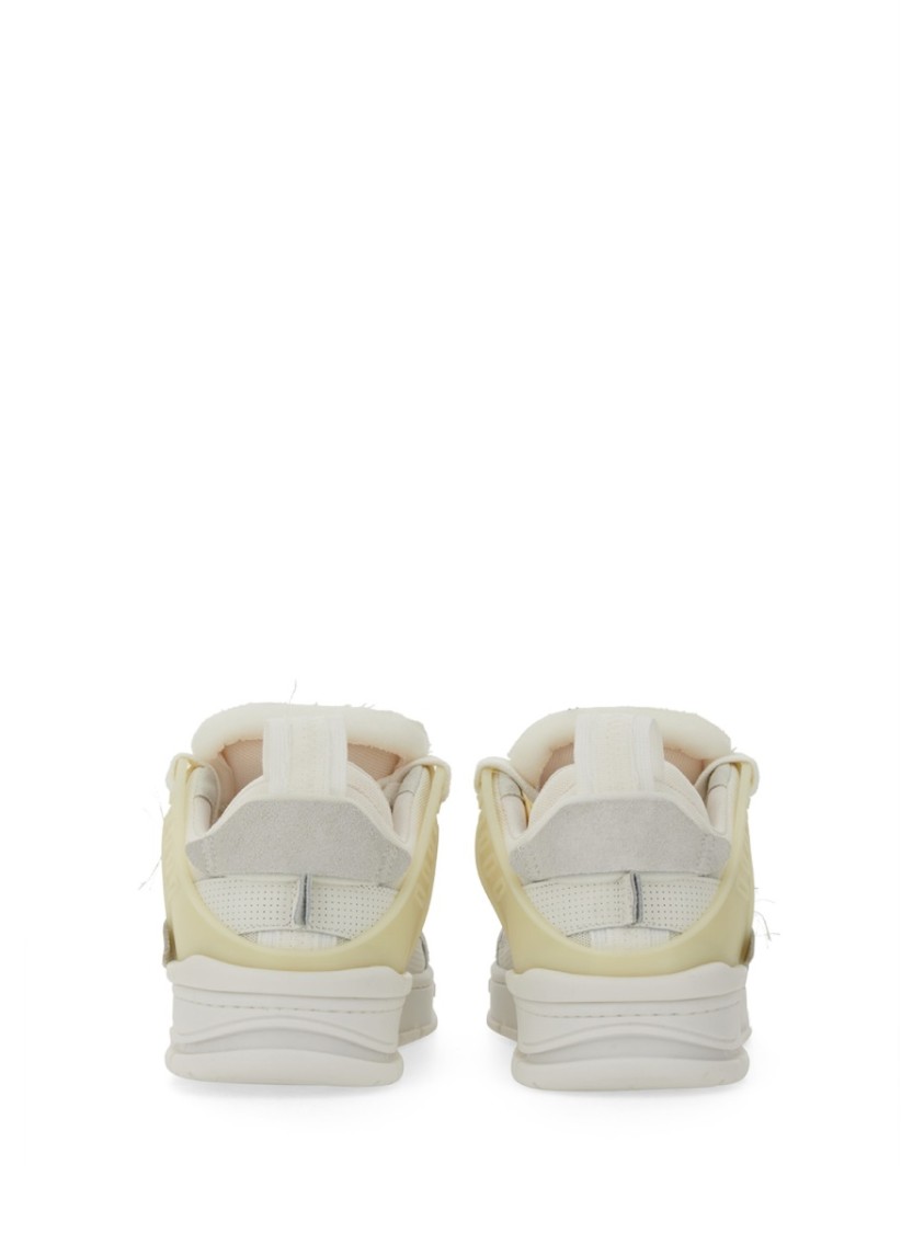 Axel Arigato Area Patchwork Low-top Sneakers In Grey