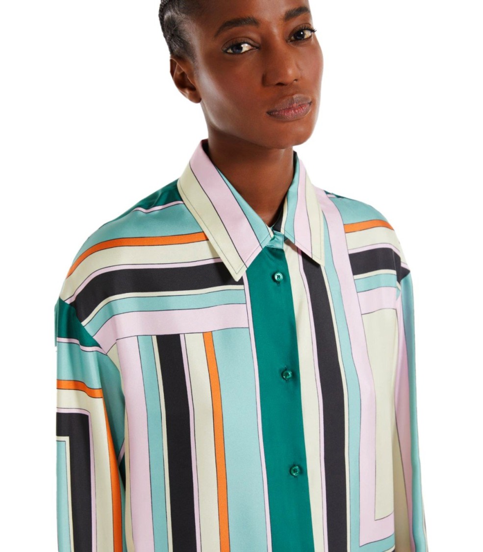 Max Mara Weekend Formia Multicolored Shirt In Multi