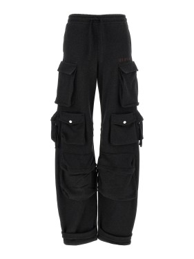 デニム・ジーパン THE ATTICO Used effect jeans Gray 247WCP198D089 The Attico The Attico High-Waist Distressed Effect Jeans