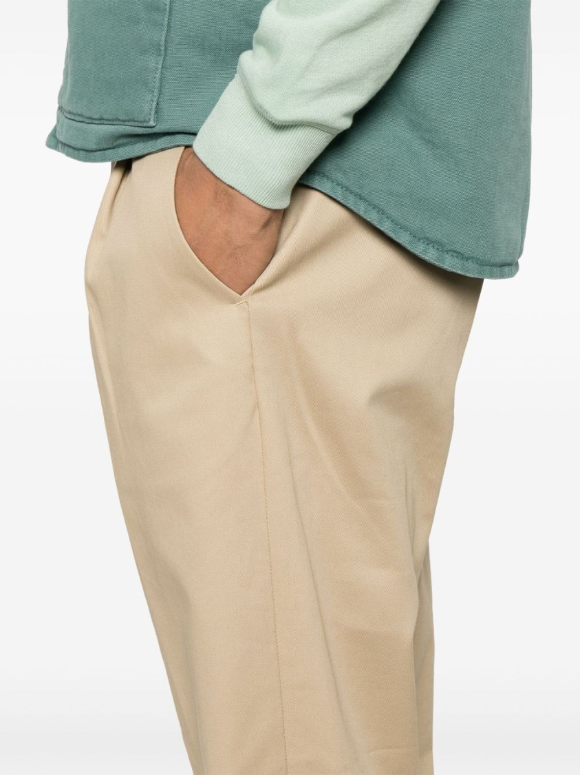 Nine In The Morning Sand Beige Chino Pants With Button Fly In Neutrals