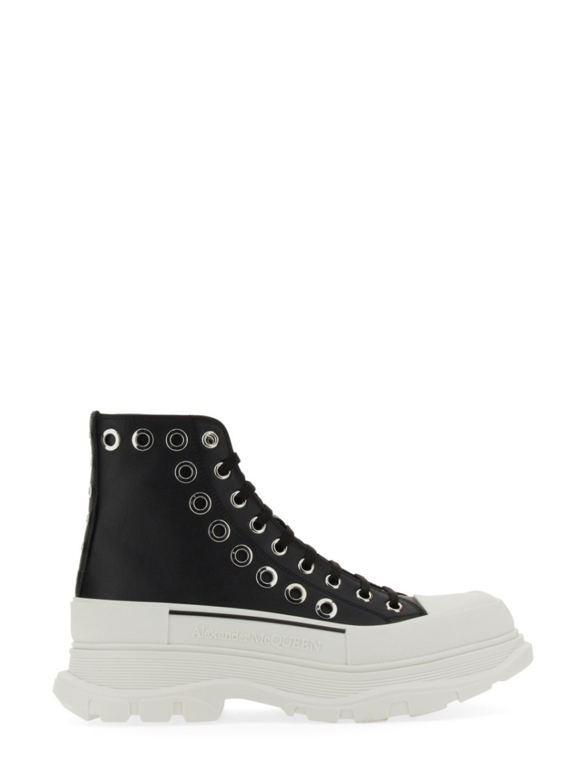 スニーカー ALEXANDER MCQUEEN JOEY SNEAKER WITH EYELETS Alexander Mcqueen Joey Sneaker With Eyelets in Black | eBay