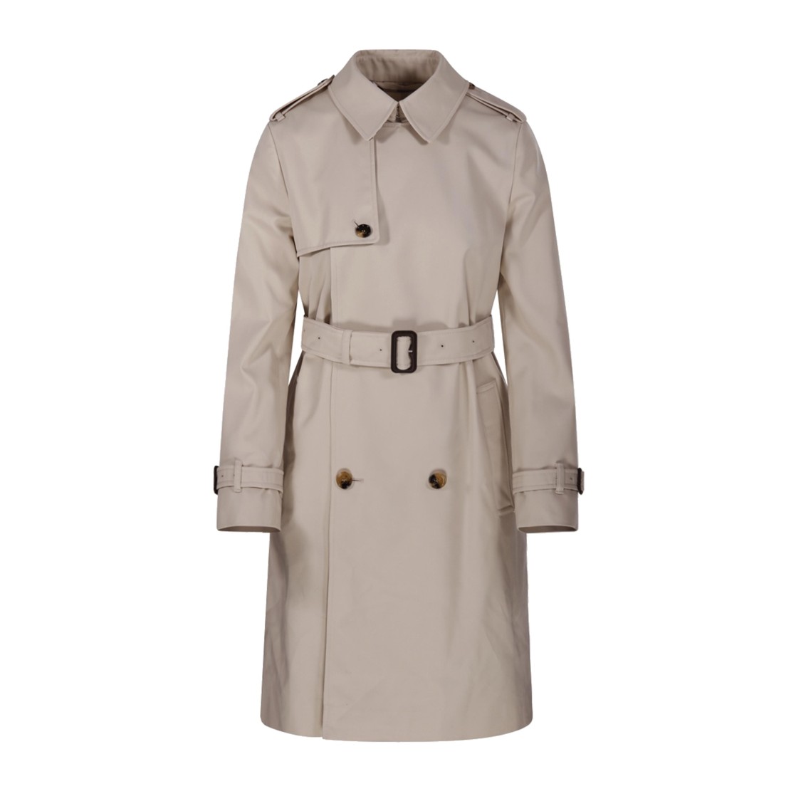 Burberry Trench Coat Belted At Waist With Epaulettes