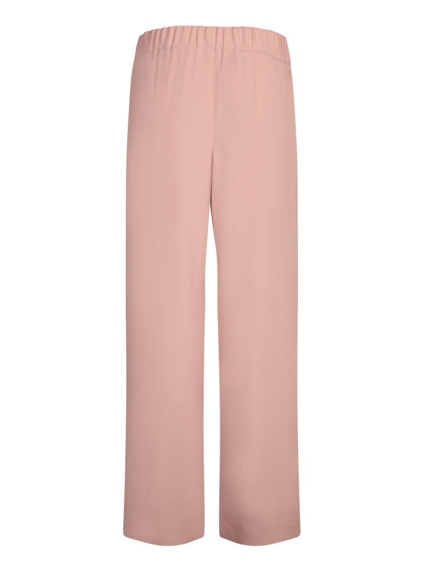 Incotex Crepe Elastic Pants In Pink