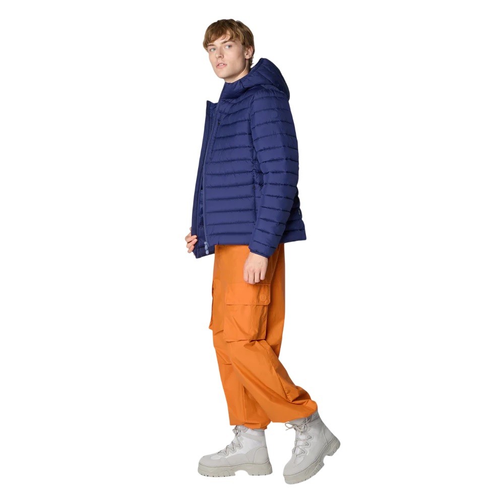 Save The Duck Quilted Light Jacket With Double-slider Zip And Lycra Trims