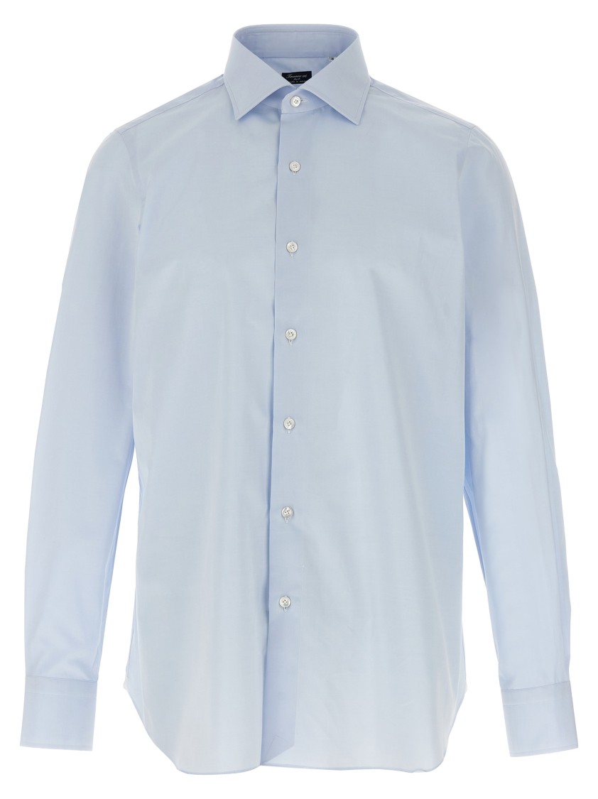 Finamore 1925 Napoli Shirt In Blue